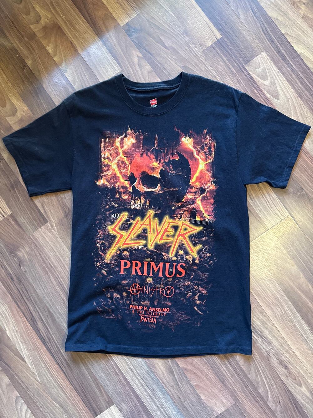 2019 Slayer Final Campaign Farewell Tour Tee Primus Ministry Pantera Size M